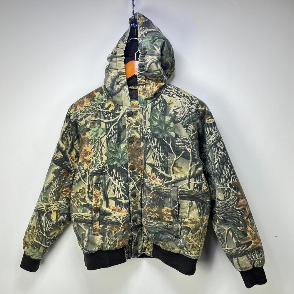 Vintage Cabelas Realtree Camo Jacket Youth Large